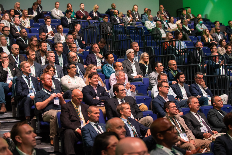 The audience watches intently at the 2022 Annual Scientific Meeting of ISHA - The Hip Preservation Society in Glasgow, UK