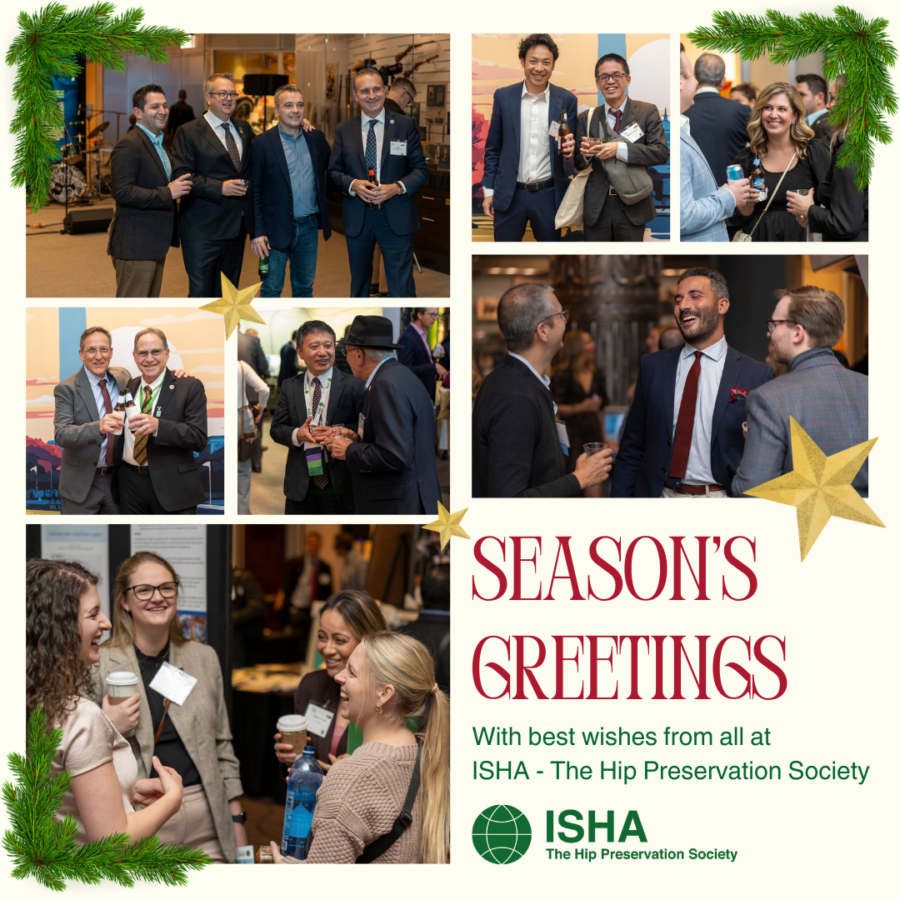 Season's Greetings from ISHA - The Hip Preservation Society