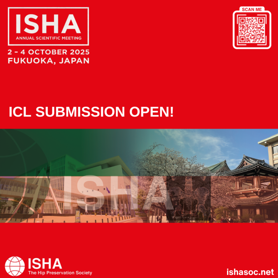 ISHA announces the opening of ICL submission for its 2025 Annual Scientific Meeting in Fukuoka, Japan